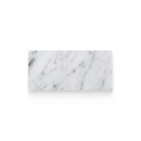 3x6 Carrara White Polished Rectangle Tile