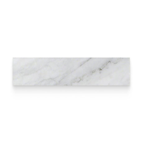 4x12 Carrara White Honed Rectangle Tile