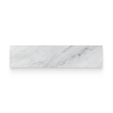 4x12 Carrara White Polished Rectangle Tile