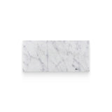 6x12 Carrara White Polished Rectangle Tile