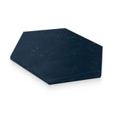 10x10 Nero Marquina Honed Hexagon Tile