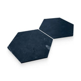 10x10 Nero Marquina Honed Hexagon Tile