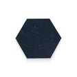 10x10 Nero Marquina Honed Hexagon Tile