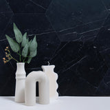 10x10 Nero Marquina Honed Hexagon Tile