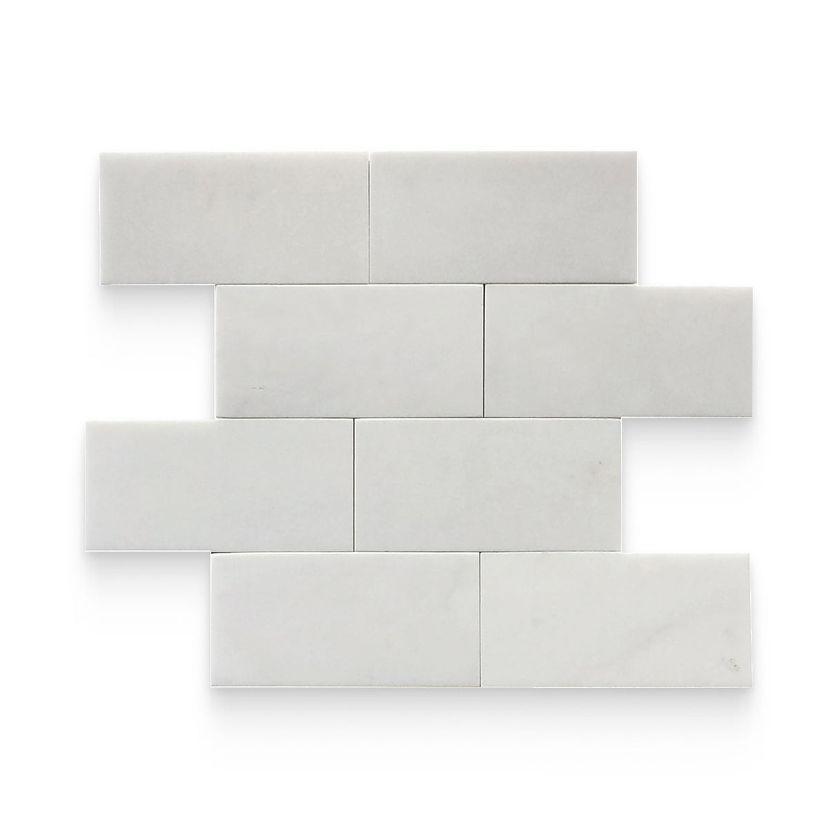 12x24 Thassos White Polished Rectangle Tile