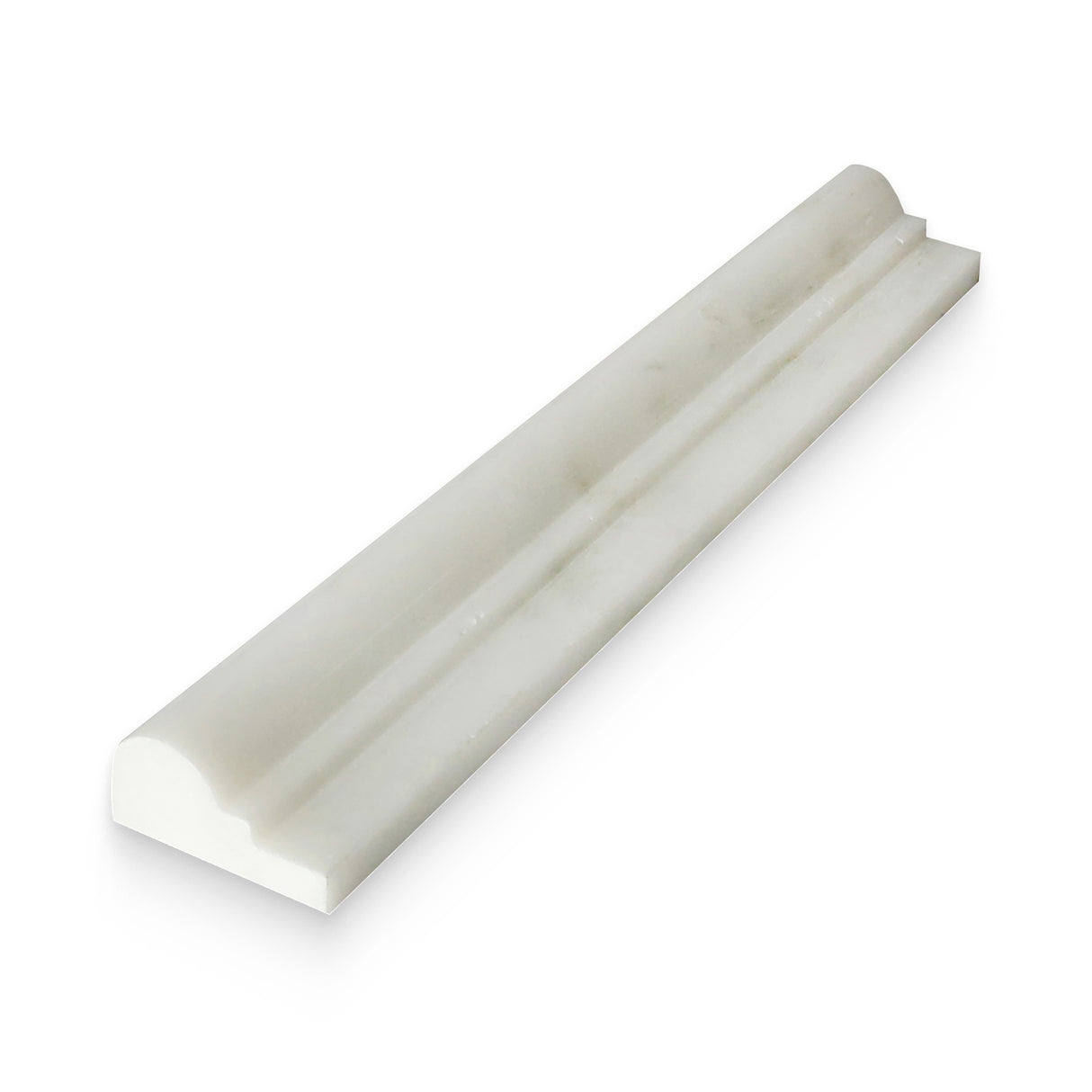 2x12 Bianco Bello Honed Chair Rail Trim