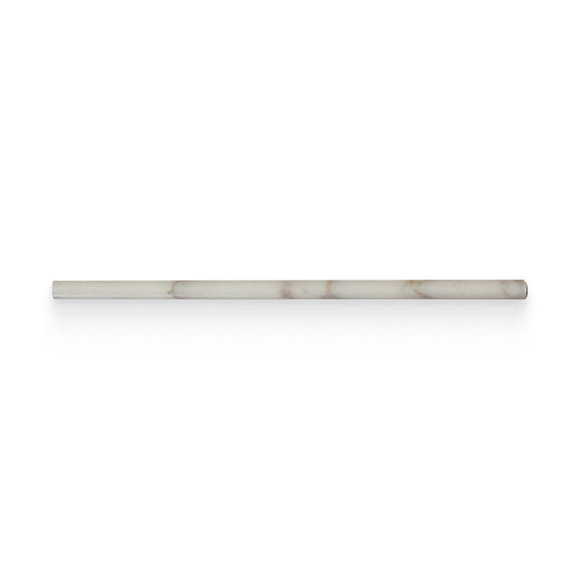 0.5x12 Calacatta Gold Honed Pencil Trim