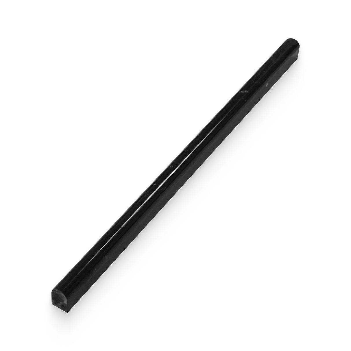 0.5x12 Nero Marquina Polished Pencil Trim