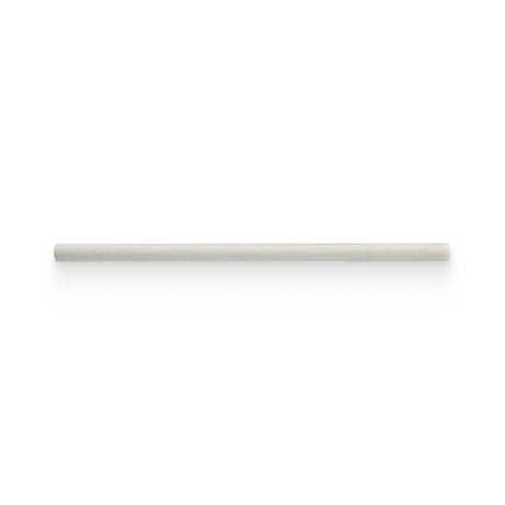 0.75x12 Thassos White Honed Bullnose Trim